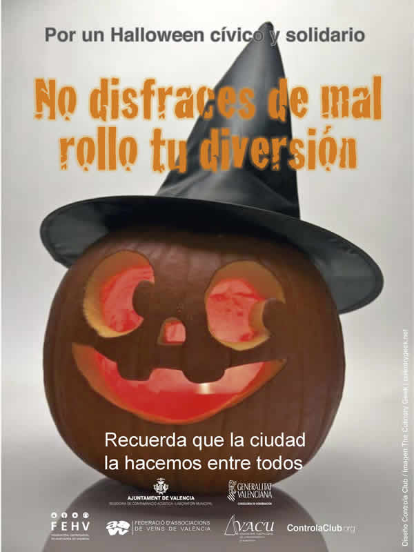 Cartel Halloween Comunitat Valenciana